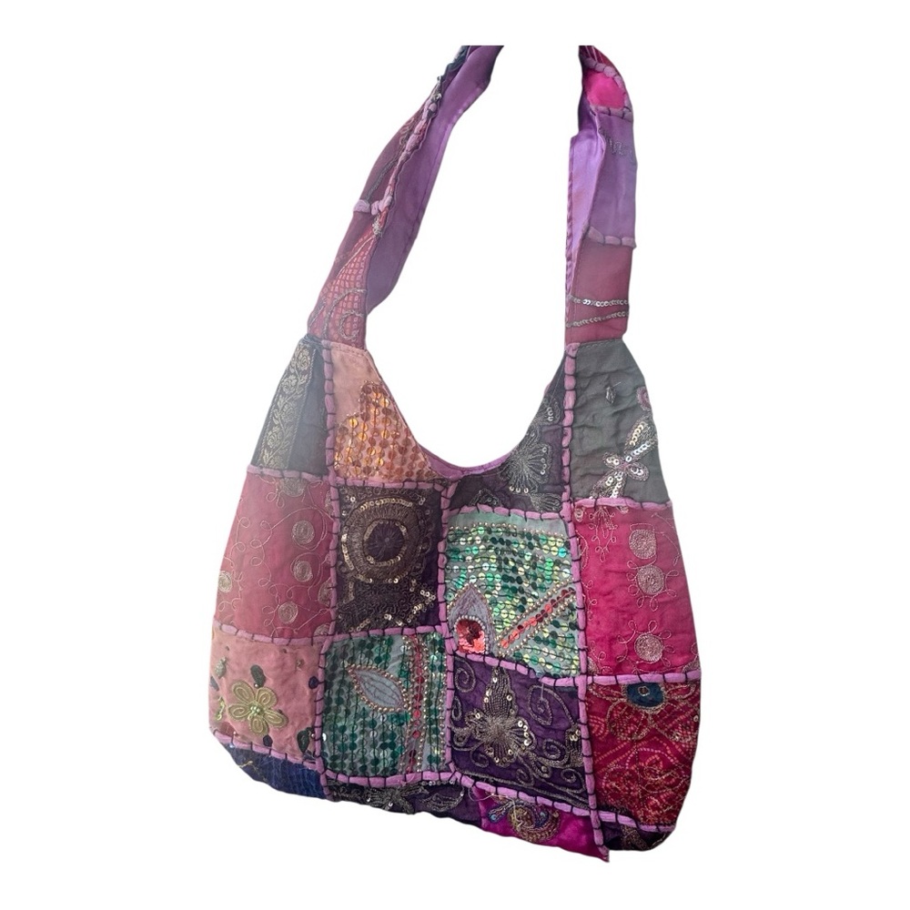 Patchwork Shoulder Bag - Multicolor - image 1